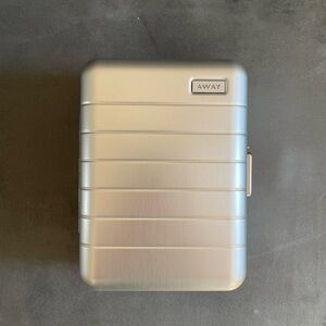 Away mini case - aluminum edition with dust bag